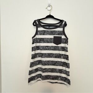 Sporto Gray and Blue Graphic Tee